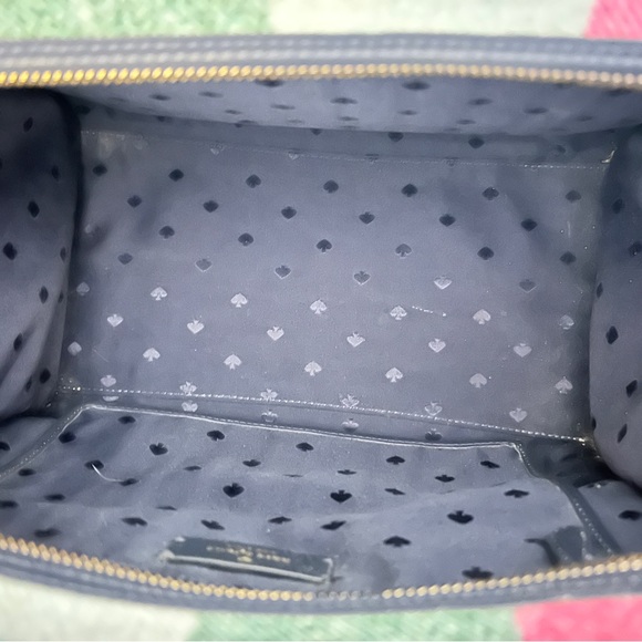 Kate Spade Ella Tote Pink & Green Handbag with Structured Design in Pretty Plaid - Picture 6 of 11